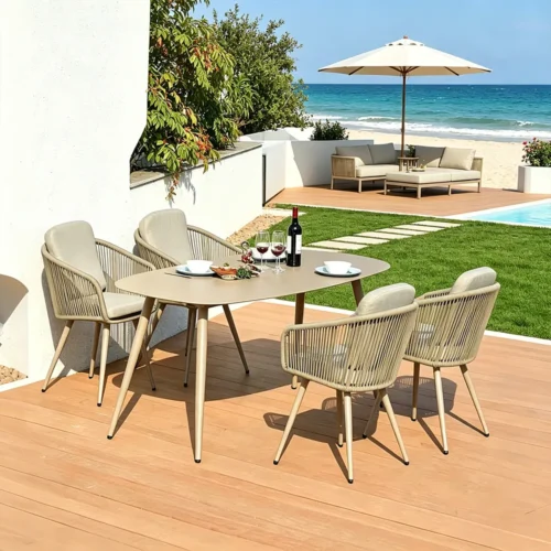DINING TABLE AND CHAIRS